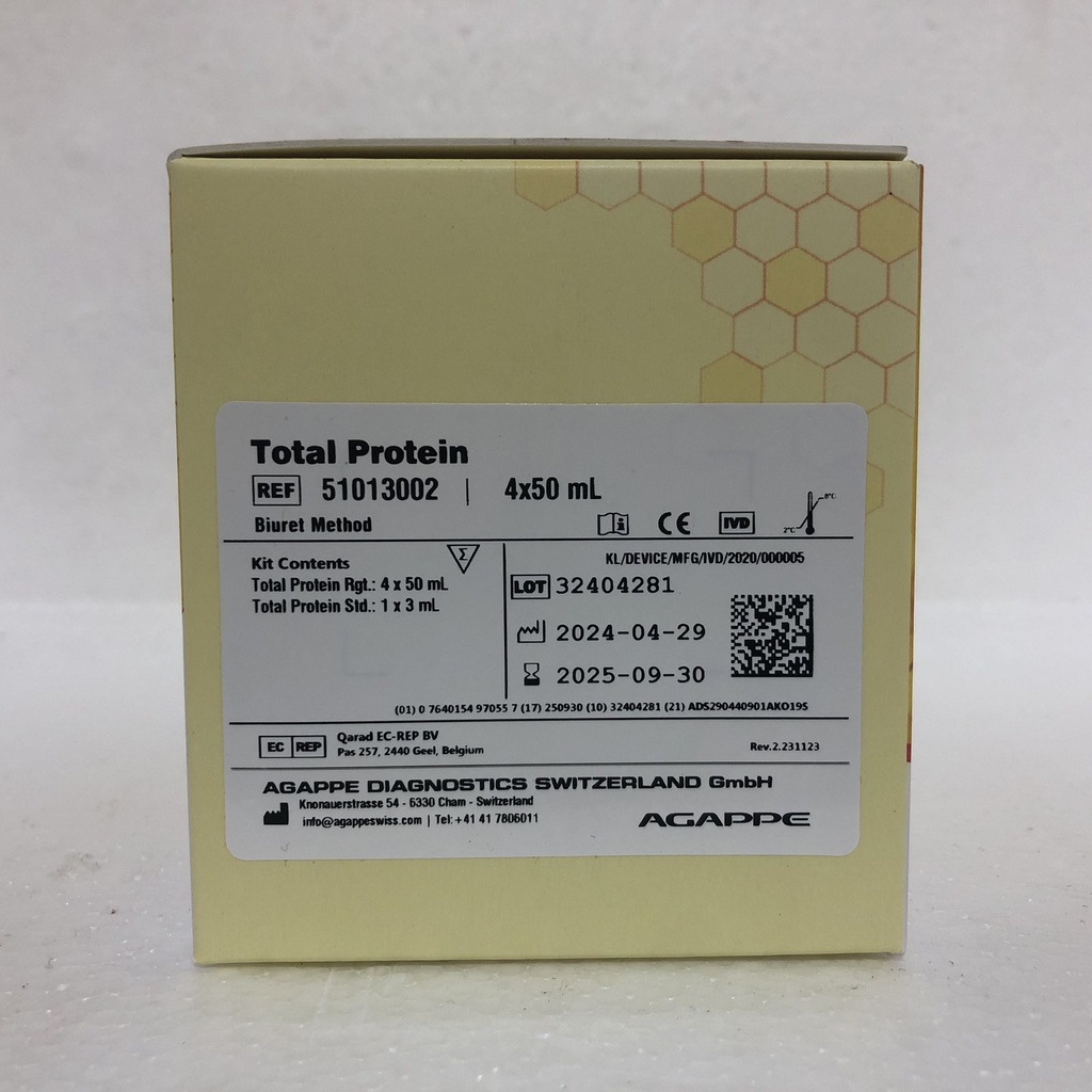 TOTAL PROTEIN  4 x 50 mL_Open