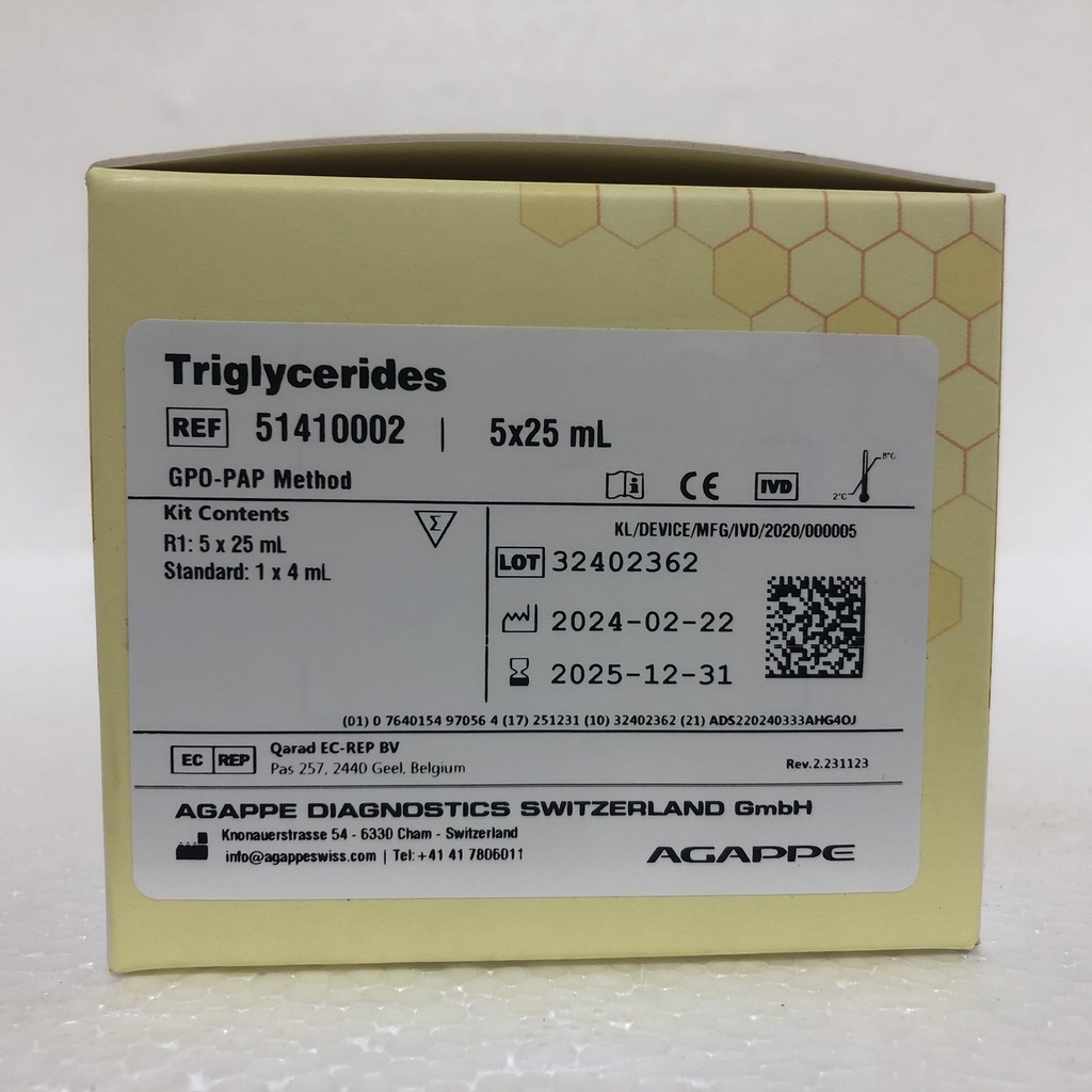 TRIGLYCERIDES  5 x 25 mL_Open
