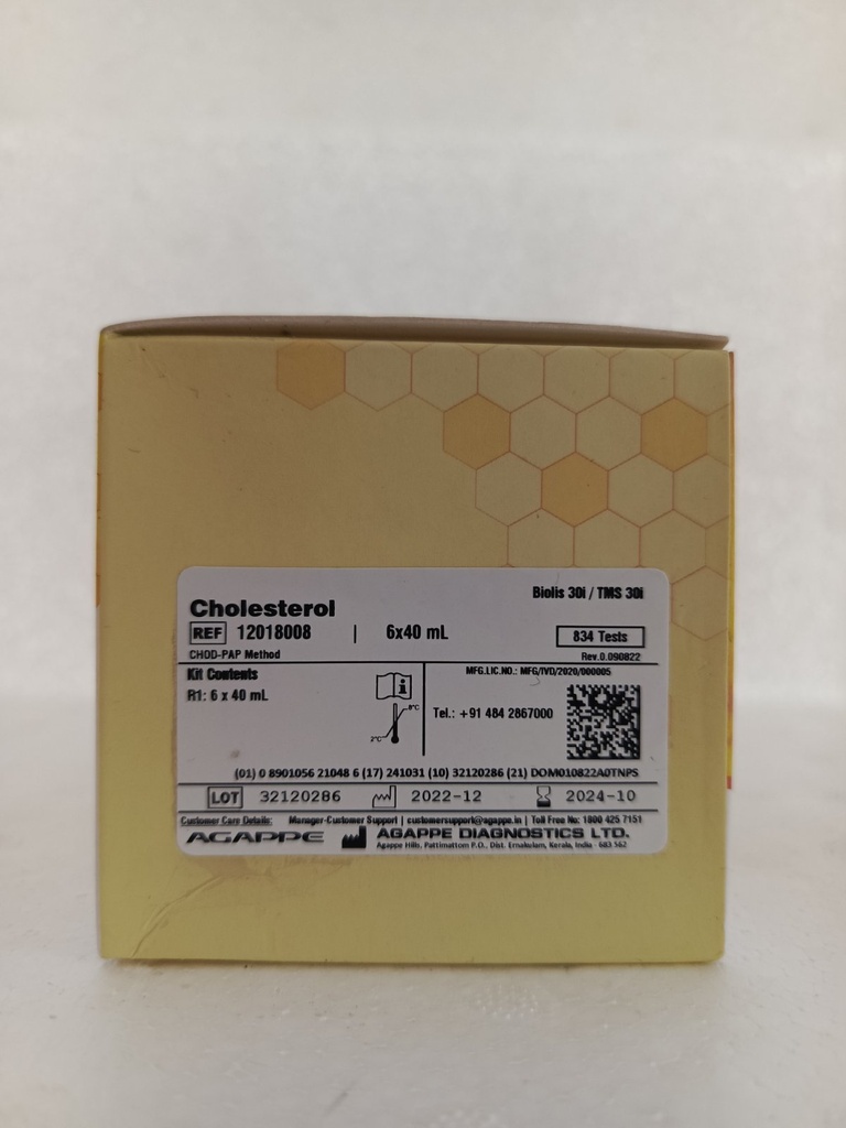 Cholesterol 6X40 mL_Biolis