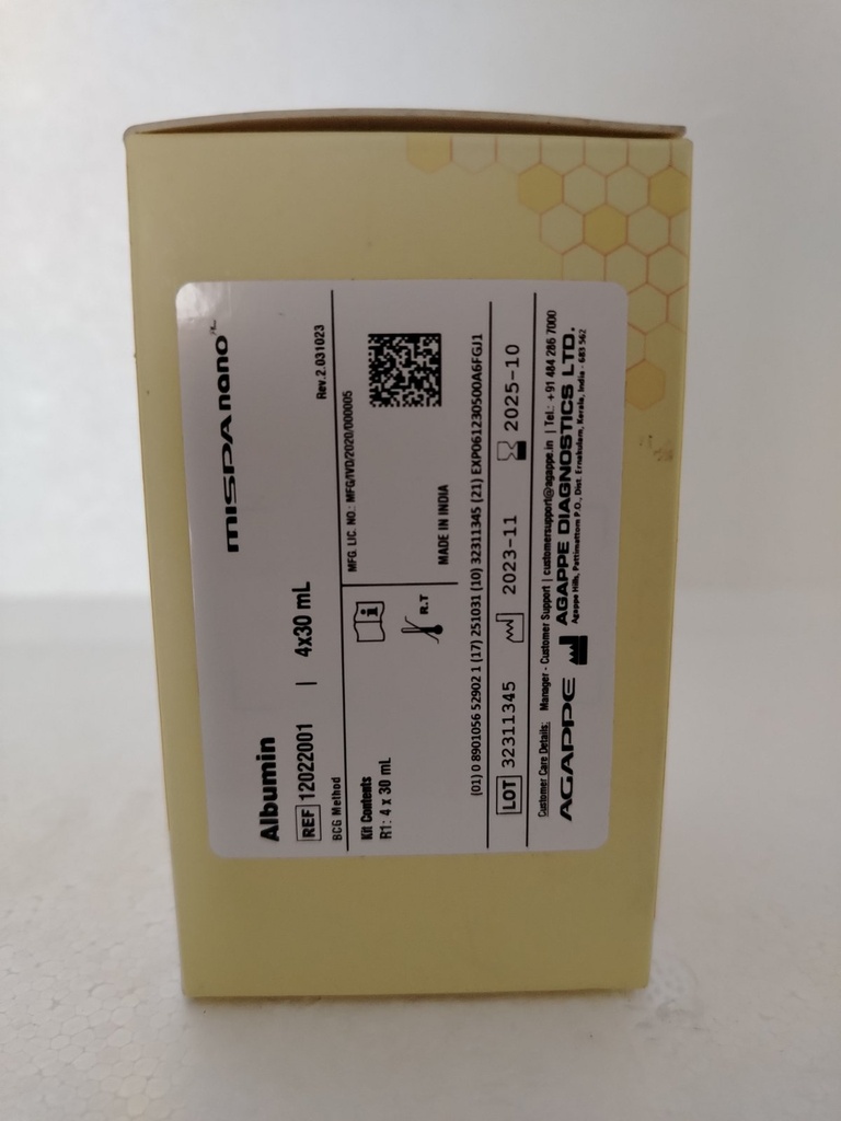 ALBUMIN 4x30 mL_Nano Plus