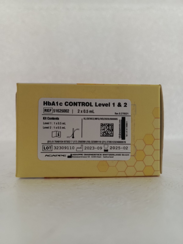 HbA1c Control Level 1 & 2 2 x 0.5 mL